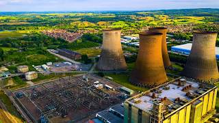 Rugeley Power Station Drone Footage  2019 [upl. by Aynotan]