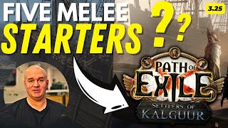 PoE 325 League Starters  MELEE Builds Are BROKEN In Path Of Exile Settlers LeagueRight [upl. by Ydal]