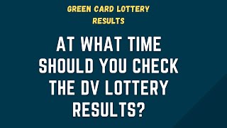 HOW TO PROPERLY CHECK DV LOTTERY RESULTS [upl. by Alhak]