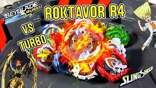 BATTLE Crash Roktavor R4 11Wd VS ALL BURST TURBO  Beyblade Burst TurboSuper Z ベイブレードバースト [upl. by Reinert]