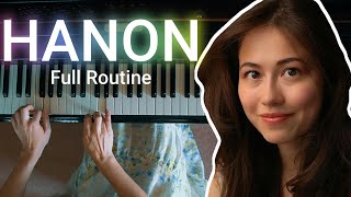 Everyone should do this Hanon Routine EVERYDAY  how to warm up like a pro [upl. by Rehptosirhc]