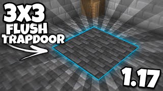 EASY 3x3 FLUSH TRAPDOOR FOR MINECRAFT BEDROCK 117 PS4 PS5 Xbox Windows 10 MCPE Switch [upl. by Avah]