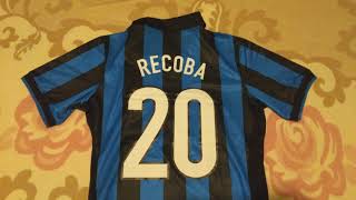 Minejerseyscn  Inter Milan 199899 Retro Soccer Jersey Football Shirt Unboxing Review [upl. by Goldston]