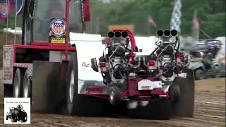 Tractor Pulling OSTPA Modified Tractors Pickaway County Fair Circleville OH 2023 [upl. by Lhadnek]