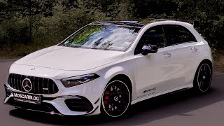 2023 MercedesBenz A45s AMG FACELIFT REVIEW Hottest hothatch [upl. by Eelahc]