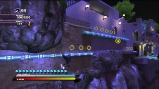 Sonic Unleashed Apotos Night Windmill Isle Act 1 HD [upl. by Oslec]