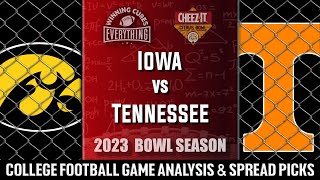 Citrus Bowl Iowa vs Tennessee Picks amp Prediction Against the Spread 2023 [upl. by Ydissahc517]