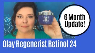 OLAY REGENERIST RETINOL 24  6 MONTH UPDATE [upl. by Pierrette237]