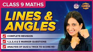 LINES AND ANGLES  Concept and Important Questions  Chapter 06 Class 09 CBSE EXAM 2024  Exam Edge [upl. by Nemzzaj]