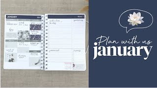 Personal Planner January Plan with us [upl. by Guido332]