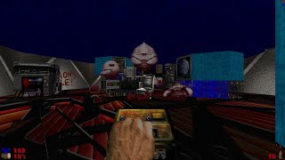 DOOM II  New Map  Doomguys Castle Massacre  UV  First Try [upl. by Duer]