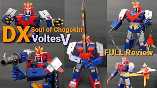 DX Soul of Chogokin Voltes V  Full Review  4K [upl. by Annaierb]