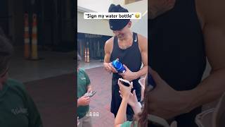 Tyler Herro made this young fan’s day ❤️ [upl. by Ainolopa788]