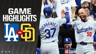 Dodgers vs Padres Game Highlights 51124  MLB Highlights [upl. by Kcirdor]