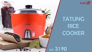 Tatung Rice Cooker NTD 3190  IndoGO Taiwan [upl. by Dareece]