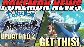 Get SHINY ALPHA Starters in Pokemon Legends Arceus amp UPDATE 102 [upl. by Akineg]