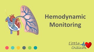 Hemodynamic monitoring  Little Criticos [upl. by Correna448]