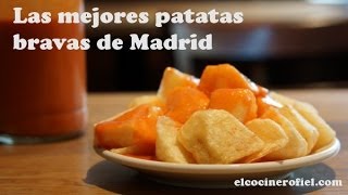 LAS MEJORES PATATAS BRAVAS DE MADRID [upl. by Boothman331]