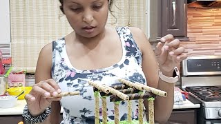 KimberlyBadloo makes a chocolate cake with a bamboo machan barbadine and caraille [upl. by Zales37]