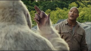 Angry Gorilla Attack Scene  Hindi  Rampage 2018 4K Movie Clip [upl. by Paehpos]