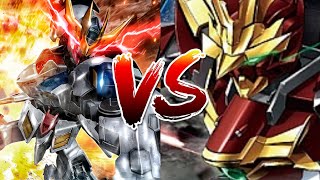 Gundam Supreme Battle Gundam Barbatos Lupus Rex VS Ninpulse Gundam [upl. by Entruoc]