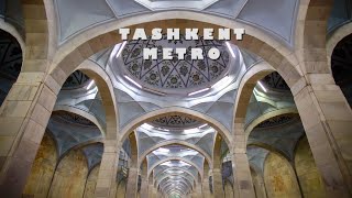 Beautiful Tashkent Metro stations in 4K [upl. by Estrella]