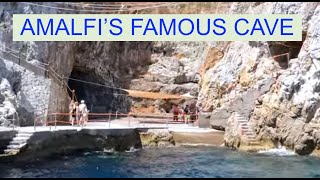 INSIDE EMERALD GROTTO AMALFI ITALY [upl. by Almallah]