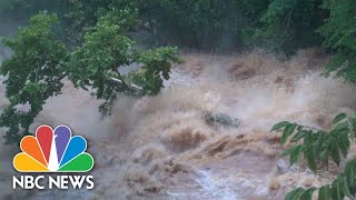 Heavy Rain In Virginia Causes Flooding Possible Dam Failure  NBC News [upl. by Ahsieka]