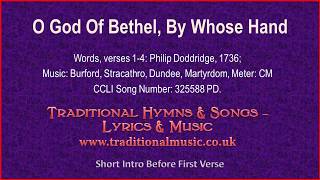 O God Of Bethel By Whose Hand  Christmas Lyrics amp Music [upl. by Edna440]