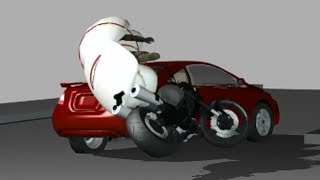 Motorcyle Airbag with Ejection Seat [upl. by Lsil]