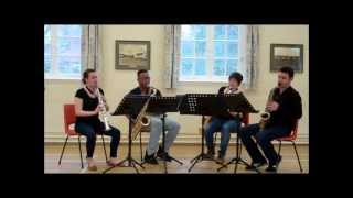 Sax Quartet  An American in Paris [upl. by Tarfe]