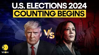 US Election Vote Counting Live Who Will Win The Race To Power Trump Or Harris  Trump Leads  WION [upl. by Sandstrom199]