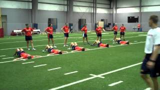 Auburn Softball Monday Workout 9 27 2010 Speed and Power Drillswmv [upl. by Keeler]