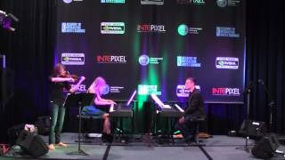 Skyrim Theme Live at E3 2012 on Violin and Pianos Taylor Davis Kyle Landry Lara [upl. by Armyn]