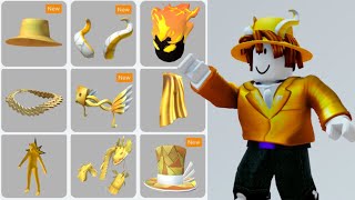 16 FREE GOLD ITEMS ROBLOX 😱😳 2023 [upl. by Hepsiba38]