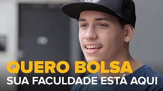 Quero Bolsa  Sua Faculdade Está Aqui [upl. by Ayoral]