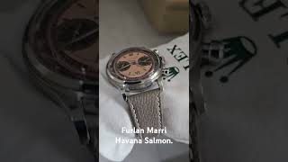 Furlan Marri Havana Salmon chronogtaph mecaquartz movement ref 1031A [upl. by Aneeuqal]