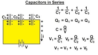 Electrical Engineering Ch 6 Capacitors 4 of 26 Capacitors in Series [upl. by Pebrook540]