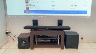 JBL SB450 4K Soundbar vs EDIFIER S350db  Bass Test [upl. by Eveneg]