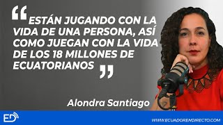 Están JUGANDO con la vida de una PERSONAasí como JUEGANcon la vida de los18 MILLONES d ecuatorianos [upl. by Bucella]