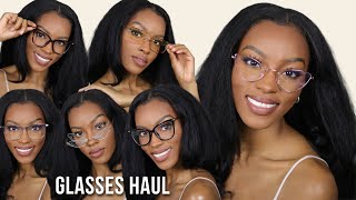 SHEIN GLASSESSUNGLASSES TRYON HAUL  Slim Reshae [upl. by Eelarat579]