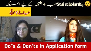 SUSI scholarship 2023 How to apply [upl. by Saylor940]