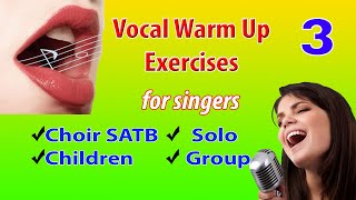 Vocalization 3  Vocal Warm ups  Voice Lesson  Choir Vocalization [upl. by Manas]