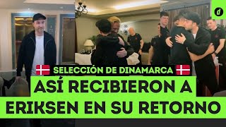 EMOCIONANTE RECIBIMIENTO a ERIKSEN en selección de DINAMARCA tras sufrir ataque cardíaco  Shorts [upl. by Bruni916]