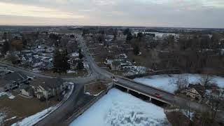 Sheboygan River in Sheboygan Falls Wisconsin [upl. by Dnomrej]