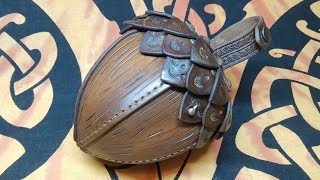 Leather Crafting Tutorial  Acorn Bag [upl. by Adlev]