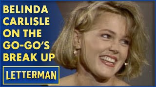 Belinda Carlisle On Why The GoGos Broke Up Performs quotMad About Youquot  Letterman [upl. by Neelyar]