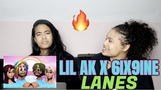 Lil AK x 6ix9ine  LANES Official Audio REACTIONREVIEW [upl. by Blunt]