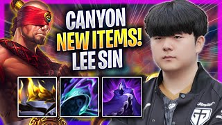 CANYON IS A GOD WITH LEE SIN NEW ITEMS  GEN Canyon Plays Lee Sin JUNGLE vs Viego  Season 2024 [upl. by Farra809]