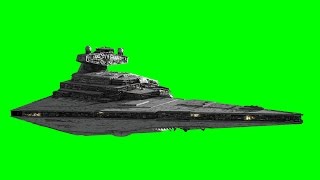 FREE GREEN SCREEN  Star Destroyer From the movie Star Wars [upl. by Kearney]